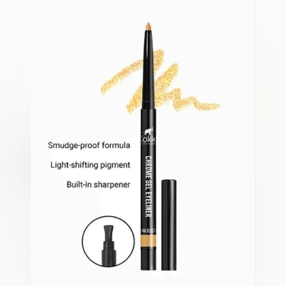Kokie Professional Chrome Gel Eyeliner Electra (Shimmering Peach)